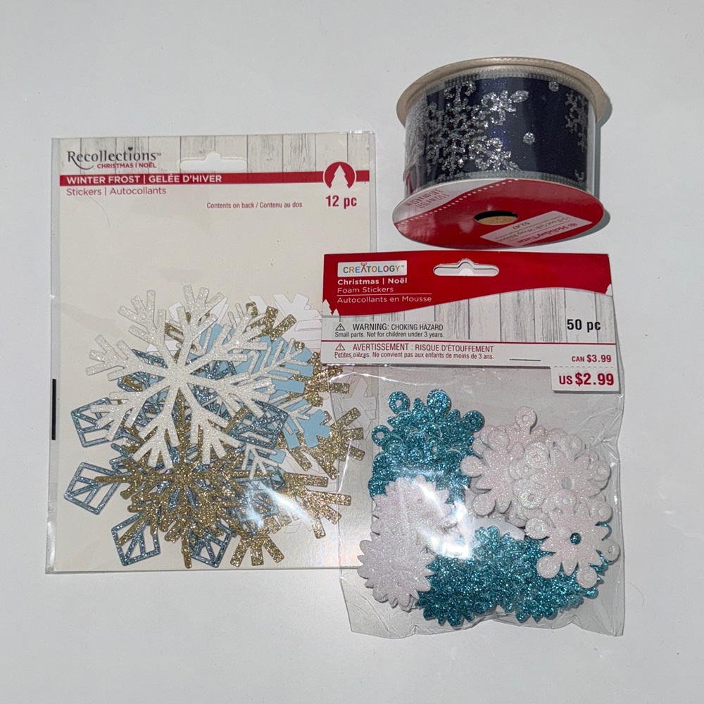 Winter Frost Snowflake Craft Set